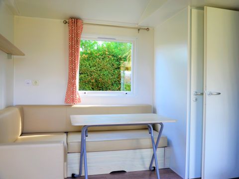 MOBILHOME 6 personnes - Mobile-home Premium 29m² - 2 chambres climatisation +TV + lave vaisselle 4 pers