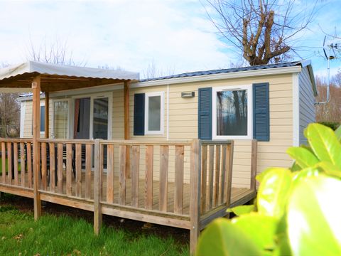MOBILHOME 6 personnes - Mobil-home Premium 33m² CLIMATISÉ - 3 chambres +TV + lave vaisselle 6 pers