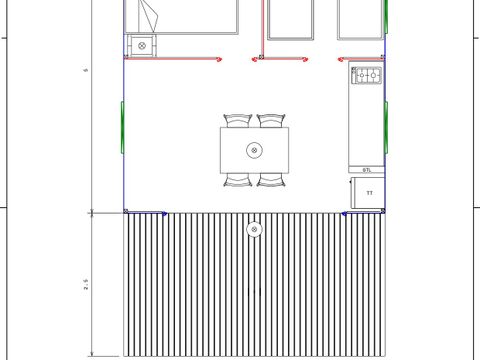 TENTE TOILE ET BOIS 4 personnes - Tente Woodlodge Confort 23m² 2 chambres - sans sanitaire 4 pers