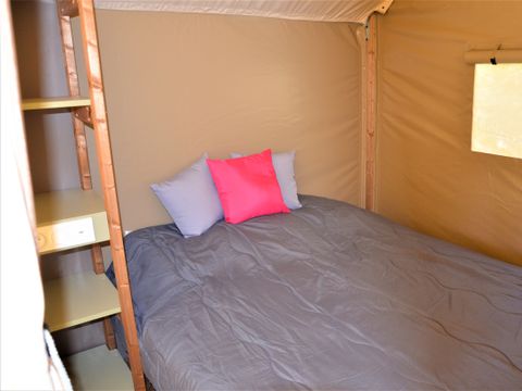 TENTE TOILE ET BOIS 4 personnes - NEW// Tente Woodlodge Confort 23m² (2ch - 4pers) - sans sanitaire