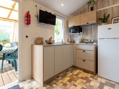 Mobilhome 5 personnes - COTTAGE - 2 chambres - CLIM - TV