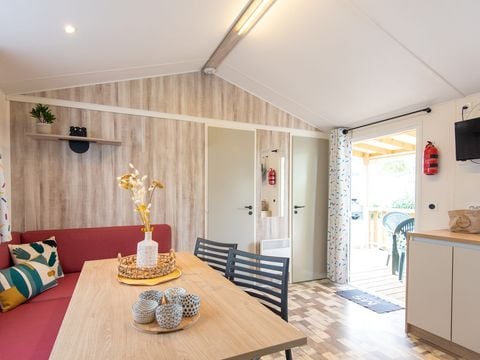 Mobilhome 5 personnes - COTTAGE - 2 chambres - CLIM - TV