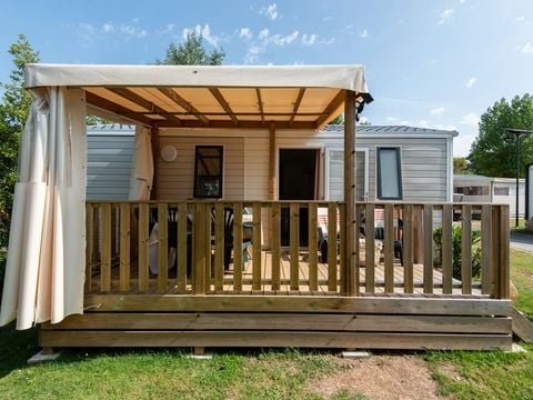 Mobilhome 5 personnes - COTTAGE - 2 chambres - CLIM - TV