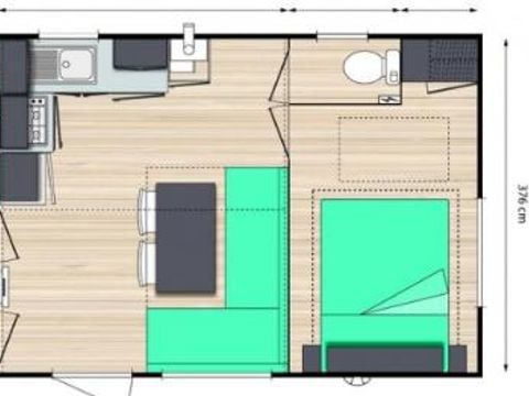 MOBILHOME 4 personnes - KETCH
