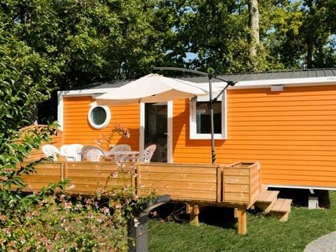 MOBILHOME 4 personnes - Mobil Home Ketch Woody 3 Pièces 4 Personnes + TV