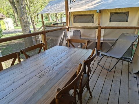 TENTE TOILE ET BOIS 7 personnes - Tente Lodge KENYA