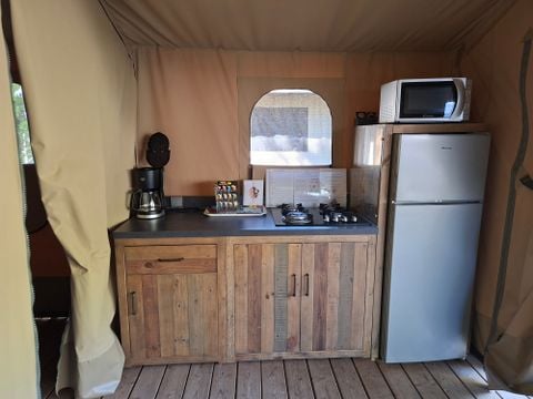 TENTE TOILE ET BOIS 7 personnes - Tente Lodge KENYA