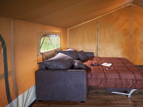 Tente en toile et en bois 7 personnes - Tente Lodge - KENYA