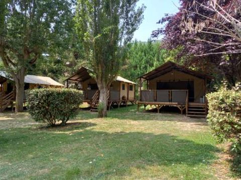 Tente en toile et en bois 7 personnes - Tente Lodge - KENYA