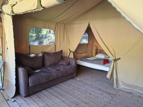 TENTE TOILE ET BOIS 7 personnes - Tente Lodge KENYA
