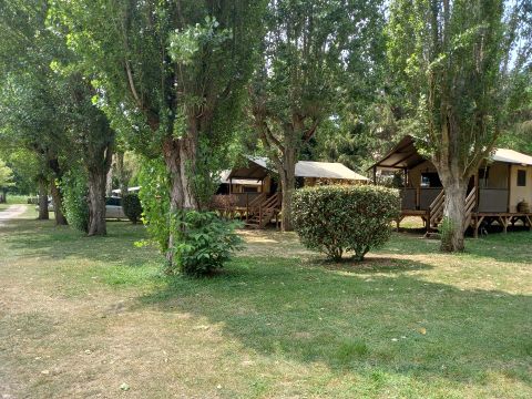 Tente en toile et en bois 7 personnes - Tente Lodge - KENYA