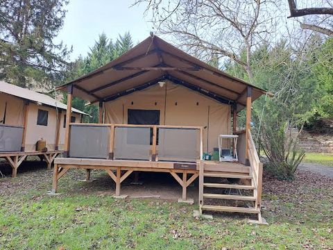 Tente en toile et en bois 7 personnes - Tente Lodge - KENYA