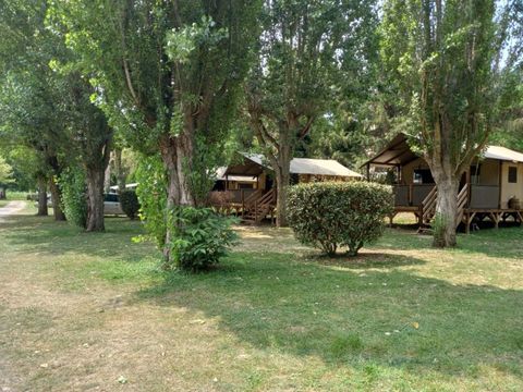 Tente en toile et en bois 5 personnes - Tente Lodge - BALI