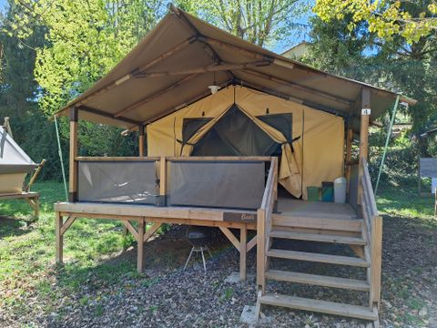 TENTE TOILE ET BOIS 5 personnes - Tente Lodge BALI