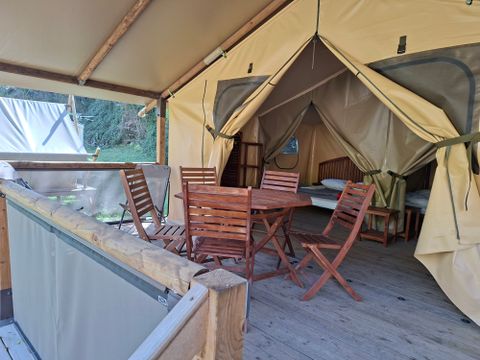 TENTE TOILE ET BOIS 5 personnes - Tente Lodge BALI