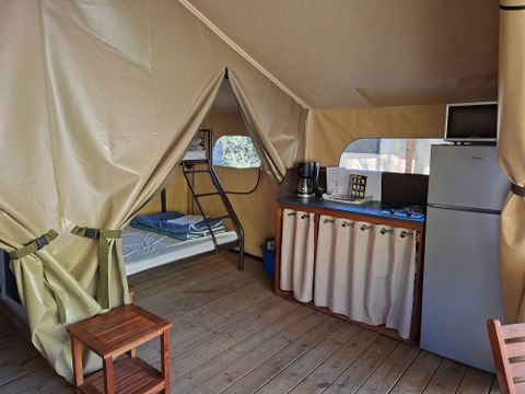 TENTE TOILE ET BOIS 5 personnes - Tente Lodge BALI
