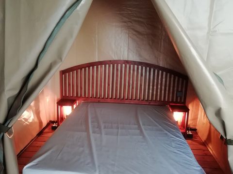 Tente en toile et en bois 5 personnes - Tente Lodge - BALI