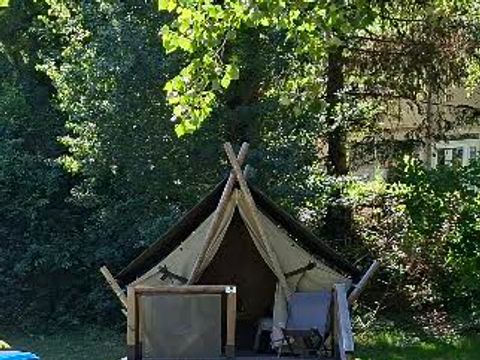 Tente en toile et en bois 2 personnes - Tente Lodge - MOOREA
