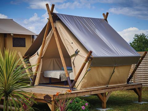Tente en toile et en bois 2 personnes - Tente Lodge - MOOREA