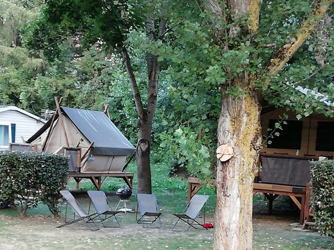 Tente en toile et en bois 2 personnes - Tente Lodge - MOOREA