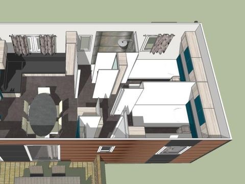 MOBILHOME 6 personnes - MOBILUXE FAMILLE