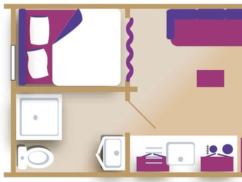 Hébergement 2 personnes - POD chalet