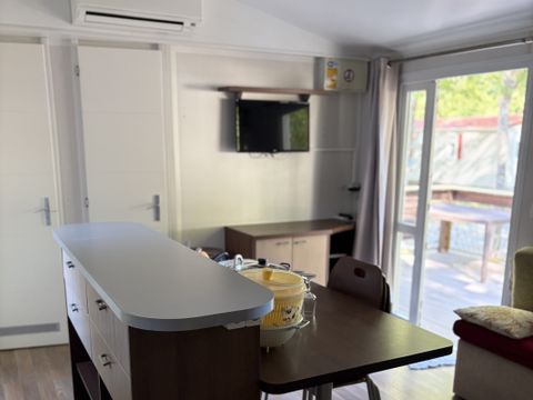 MOBILHOME 5 personnes - 3 chambres - CLIM - TV