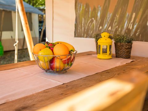 TENTE TOILE ET BOIS 5 personnes - Polari - Tente Safari de luxe