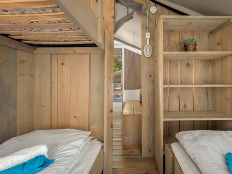 TENTE TOILE ET BOIS 5 personnes - Polari - Tente Safari de luxe