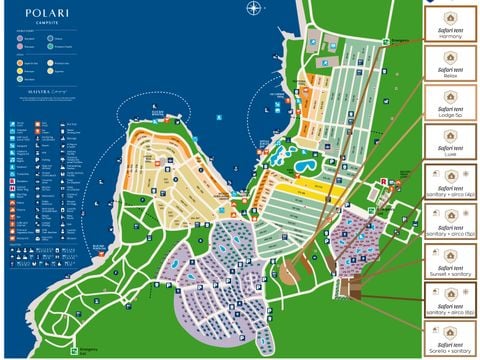 TENTE TOILE ET BOIS 5 personnes - Polari - Safari tent Lodge (5P)