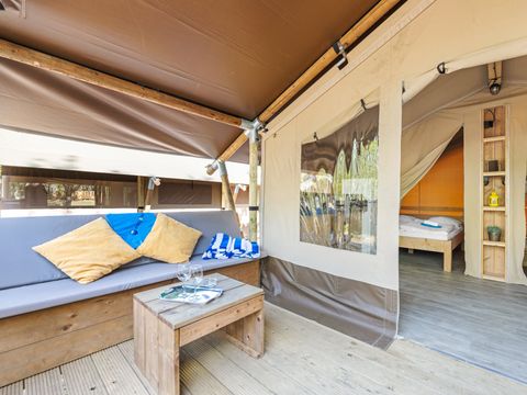 TENTE TOILE ET BOIS 5 personnes - Polari - Safari tent Lodge (5P)