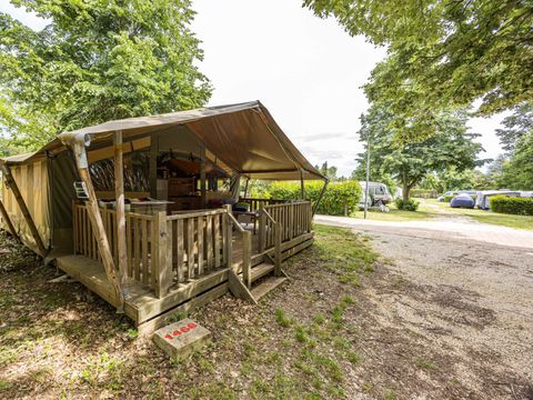 TENTE TOILE ET BOIS 5 personnes - Polari - Tente Safari Relax