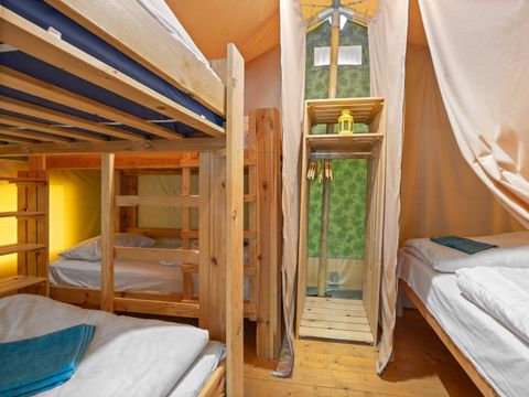 TENTE TOILE ET BOIS 5 personnes - Polari - Tente Safari Relax