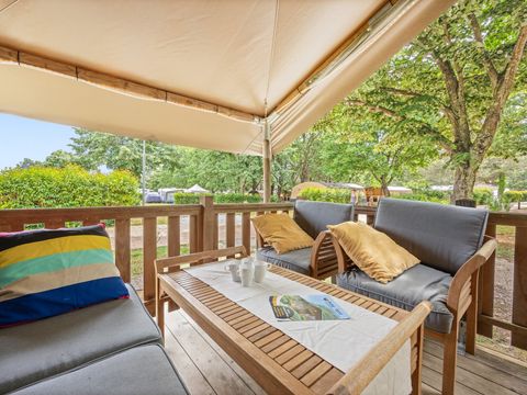 TENTE TOILE ET BOIS 5 personnes - Polari - Tente Safari Relax