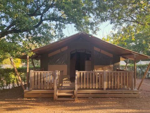 TENTE TOILE ET BOIS 5 personnes - Polari - Tente Safari Relax