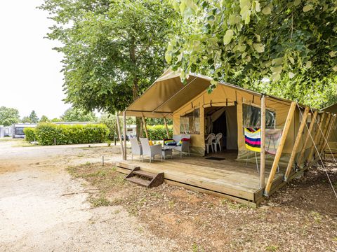 TENTE TOILE ET BOIS 5 personnes - Polari - Tente safari Harmony