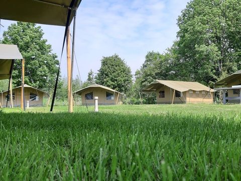 Tente en toile et en bois 5 personnes - Polari - Tente safari Harmony