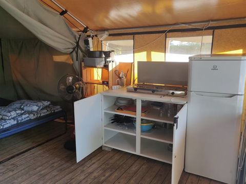 Tente en toile et en bois 5 personnes - Polari - Tente safari Harmony