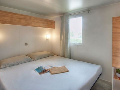 MOBILHOME 2 personnes - Comfort | 1 Ch. | 2 Pers. | Terrasse surélevée | Clim. | TV