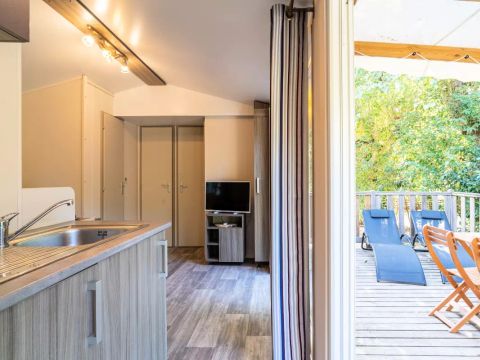 MOBILHOME 6 personnes - Cottage Levant 4 Pièces 6 Personnes Climatisé + TV