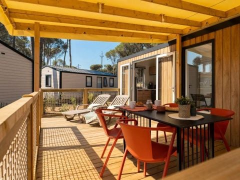 MOBILHOME 4 personnes - Cottage Provence 3 Pièces 4 Personnes Climatisé + TV