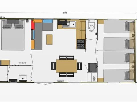 MOBILHOME 6 personnes - MH3 Nirvana Grand Confort