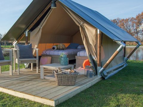 TENTE TOILE ET BOIS 2 personnes - Tente Safari XS