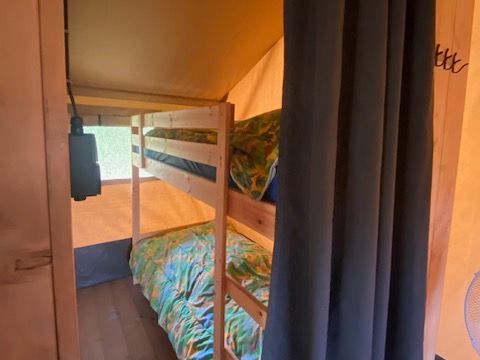 TENTE TOILE ET BOIS 4 personnes - Tente safari de luxe Woody 25 