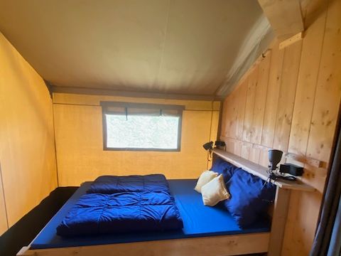 TENTE TOILE ET BOIS 4 personnes - Tente safari de luxe Woody 25 