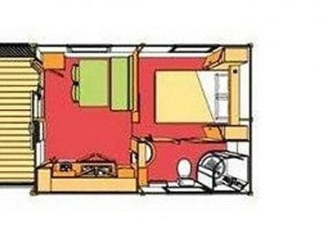 BUNGALOW 2 personnes - Bungalow Confort 1 chambre 2 pers