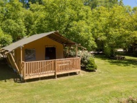 Tente en toile et en bois 4 personnes - Safaritent sans sanitaire
