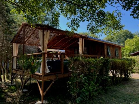 CHALET 3 personnes - Cabane Jacuzzi 2 personnes