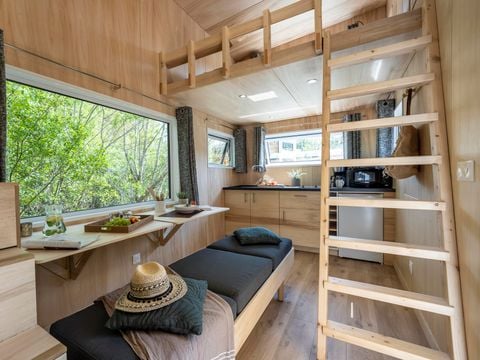 HÉBERGEMENT INSOLITE 4 personnes - Tiny house PREMIUM- 2 chambres