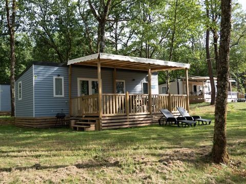 MOBILHOME 6 personnes - Comfort | 3 Ch. | 6 Pers. | Terrasse surélevée | Clim.